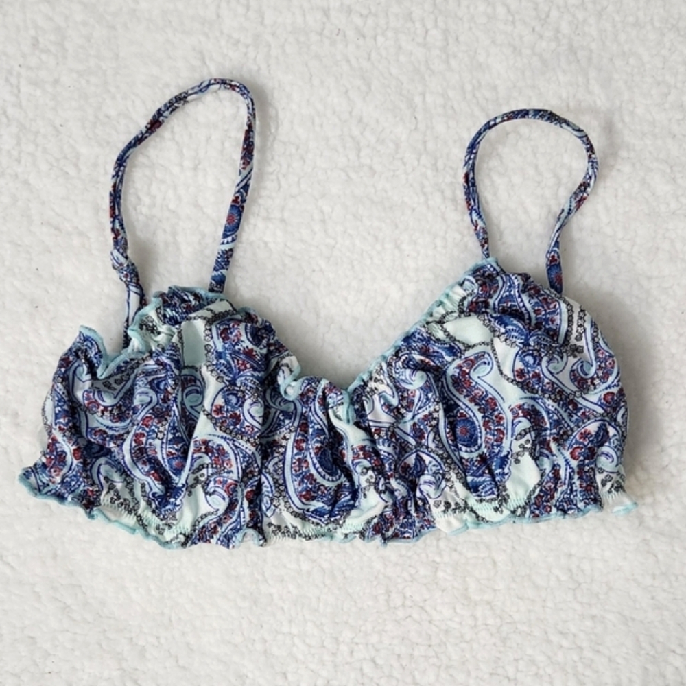 New!Frankie's‎ Bikinis Arabelle Shine Bralette Bikini Top - Picture 9 of 12